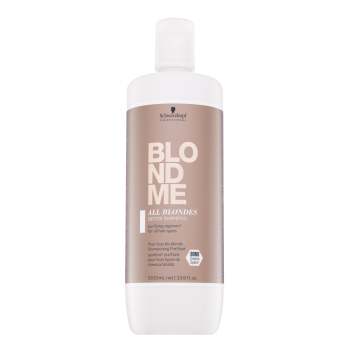 Schwarzkopf Professional BlondMe All Blondes Detox Shampoo posilující šampon pro blond vlasy 1000 ml