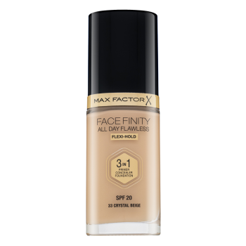 Max Factor Facefinity All Day Flawless Flexi-Hold 3in1 Primer Concealer Foundation SPF20 fond de ten lichid 3in1 33 30 ml