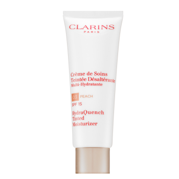 Clarins HydraQuench tonifiërende en hydraterende emulsie Tinted Moisturizer SPF15 03 Peach 50 ml