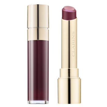 Clarins Joli Rouge Lacquer vyživující rtěnka 744L Plum 3,5 g