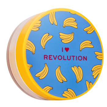I Heart Revolution Baking Powder puder z ujednolicającą i rozjaśniającą skórę formułą Banana 22 g