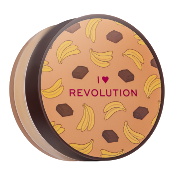 I Heart Revolution Baking Powder puder z ujednolicającą i rozjaśniającą skórę formułą Chocolate Banana 22 g