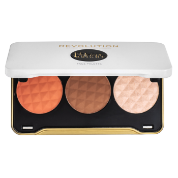Makeup Revolution Patricia Bright Face Palette multifunkčná paleta Moonlight Glow 22 g