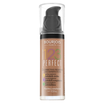 Bourjois 123 Perfect Foundation tekući make-up protiv nesavršenosti kože 57 Light Tan 30 ml