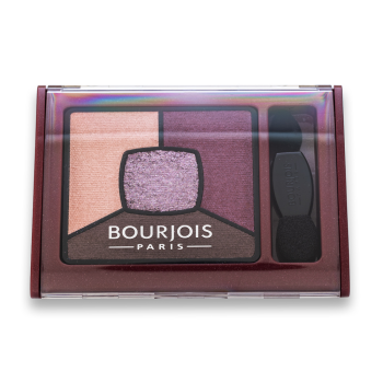 Bourjois Smoky Stories Quad Eyeshadow Palette paleta cieni do powiek 15 Pretty Plum 3,2 g