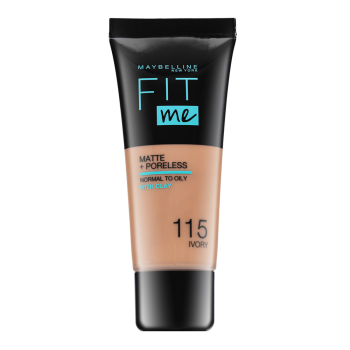 Maybelline Fit Me! Foundation Matte + Poreless tekutý make-up s matujícím účinkem 115 Ivory 30 ml