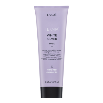 Lakmé Teknia White Silver Mask maska neutralizująca do włosów siwych i platynowego blondu 250 ml