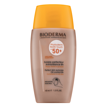 Bioderma Photoderm Nude Touch Perfect Skin SPF 50+ Golden Colour mlieko na opaľovanie pre normálnu/zmiešanú pleť 40 ml