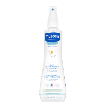 Mustela Bébé Hair Styler & Skin Refresher with Organic Chamomile osvěžující pleťový sprej pro děti 200 ml