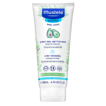 Mustela Bébé 2in1 Cleansing Gel reinigingsgel voor kinderen 200 ml