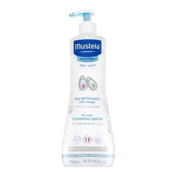 Mustela Bébé No-Rinse Cleansing Water čisticí voda pro děti 750 ml