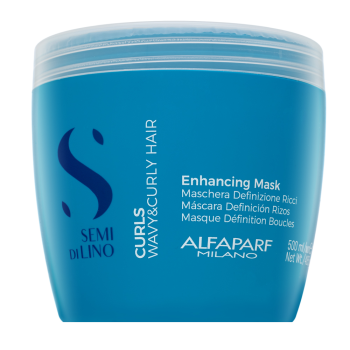 Alfaparf Milano Semi Di Lino Curls Enhancing Mask vyživující maska pro lesk vlnitých a kudrnatých vlasů 500 ml