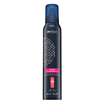 Indola Color Style Mousse semi-permanentní barvící pěna na vlasy Red 200 ml
