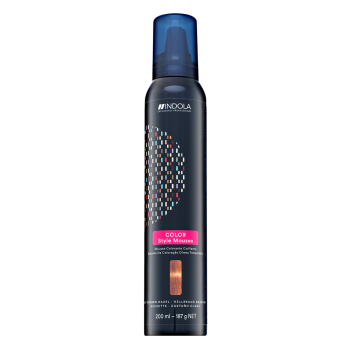 Indola Color Style Mousse semi-permanentní barvící pěna na vlasy Light Brown Hazel 200 ml
