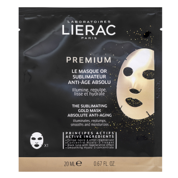 Lierac Premium plátýnková maska The Sublimating Gold Mask 20 ml