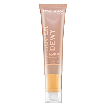 Makeup Revolution Super Dewy Skin Tint Moisturizer tónující a hydratační emulze Light Beige 55 ml