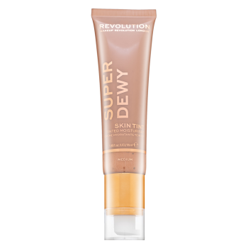 Makeup Revolution Super Dewy Skin Tint Moisturizer tónující a hydratační emulze Medium 55 ml