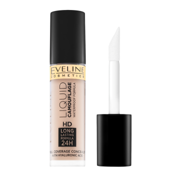 Eveline Liquid Camouflage HD Long Lasting 24H Concealer tekutý korektor pro sjednocenou a rozjasněnou pleť 01A 5 ml