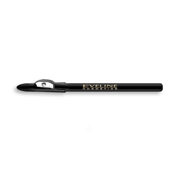 Eveline Eyeliner Pencil tužka na oči s ořezávátkem Black