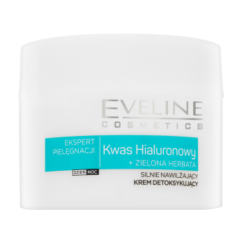 Eveline Skin Care Expert Hyaluronic Acid Intensely Moisturizing & Detoxifying Cream verjongende huidcrème voor de droge huid 50 ml