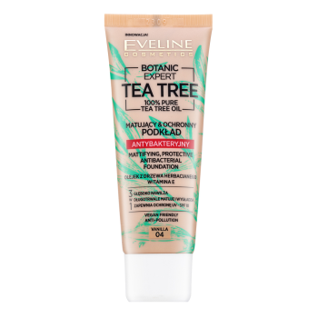 Eveline Botanic Expert Tea Tree Mattifying, Protective Antibacterial Foundation tekutý make-up proti nedokonalostiam pleti 04 Vanilla 30 ml