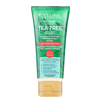 Eveline Botanic Expert krema za ruke SOS Tea Tree Regenerating Antibacterial Hand Cream-Compress 100 ml