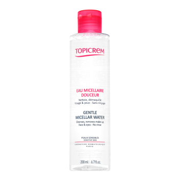 Topicrem Gentle Micellar Water Face & Eyes płyn micelarny do demakijażu do skóry normalnej/mieszanej 200 ml