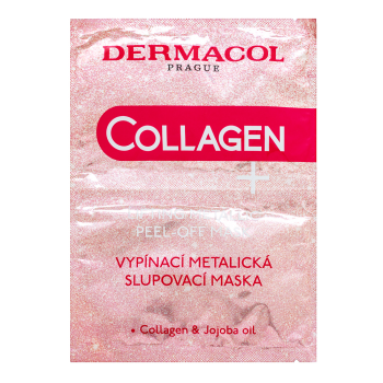 Dermacol Collagen+ maska Lifting Metallic Peel-Off Mask 15 ml