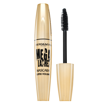 Dermacol Mega Lashes Mascara Super Volume tusz wydłużająca i pogrubiająca rzęsy Black 13 ml