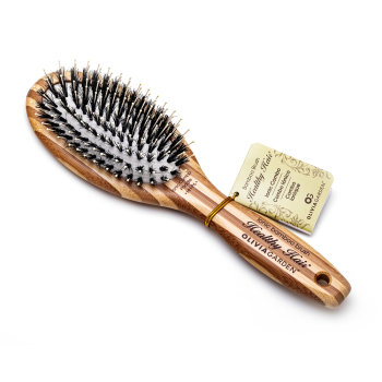 Olivia Garden Healthy Hair Bamboo Brush Ionic Combo Paddle HH-P6 Haarbürste mit Nylon- und Eberborsten