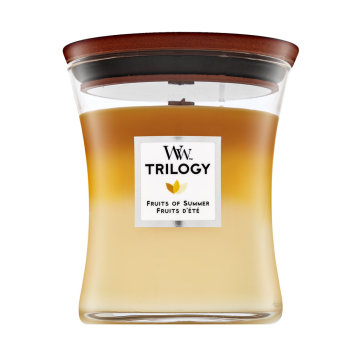 Woodwick Trilogy Fruits of Summer scented candle 275 g