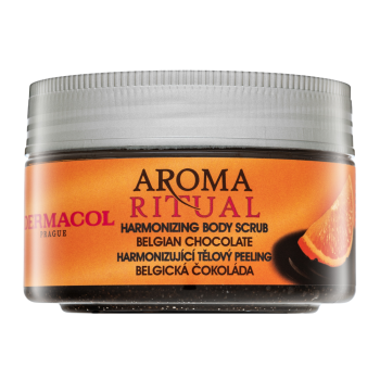 Dermacol Aroma Ritual tělový peeling Harmonizing Body Scrub Belgian Chocolate 200 ml