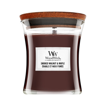 Woodwick Smoked Walnut & Maple scented candle 85 g