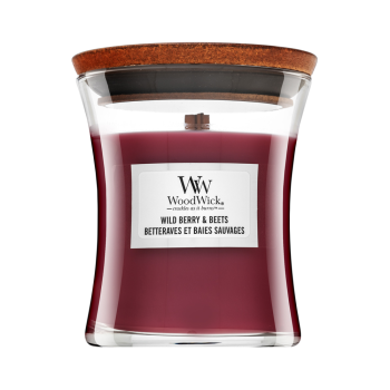 Woodwick Wild Berry & Beets scented candle 85 g
