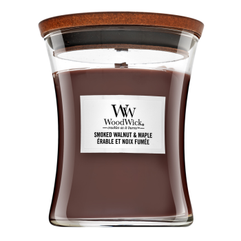 Woodwick Smoked Walnut & Maple scented candle 275 g
