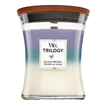 Woodwick Trilogy Calming Retreat vonná svíčka 275 g