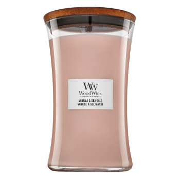 Woodwick Vanilla & Sea Salt scented candle 610 g