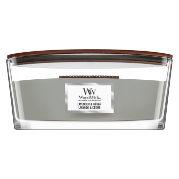 Woodwick Lavender & Cedar vonná svíčka 453,6 g