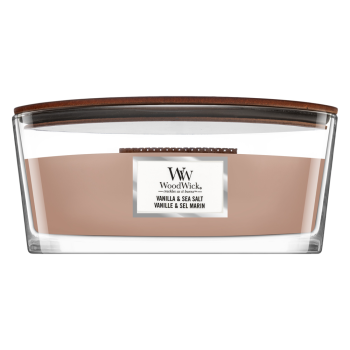 Woodwick Vanilla & Sea Salt geurkaars 453,6 g