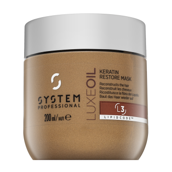 System Professional LuxeOil Keratin Restore Mask posilující maska pro poškozené vlasy 200 ml