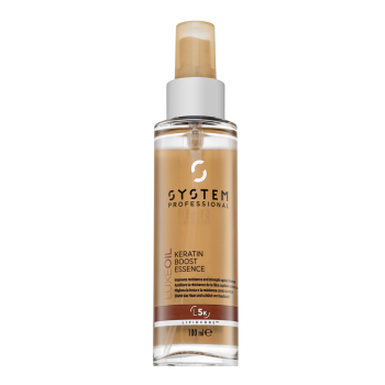 System Professional LuxeOil Keratin Boost Essence uhlazující a obnovující péče pro poškozené vlasy 100 ml