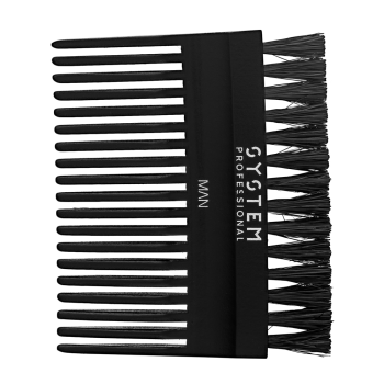 System Professional Man Beard Brush & Comb perie pentru barba + pieptene pentru barbă