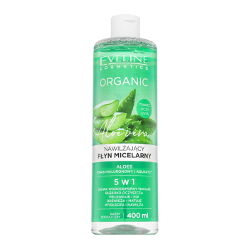Eveline Organic Aloe odličovací micelární voda pro všechny typy pleti 400 ml