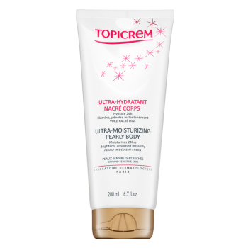 Topicrem Ultra-Moisturizing Pearly Body hydratační tělové mléko s perleťovým leskem 200 ml