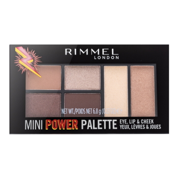 Rimmel London Mini Power Palette paletka očních stínů 001 Fearless 6,8 g