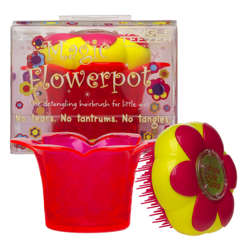 Tangle Teezer Magic Flowerpot Princess Pink kartáč na vlasy pro děti DAMAGE BOX