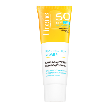 Lirene Protection Power Moisturizing Cream krém na opalování na obličej 50 ml