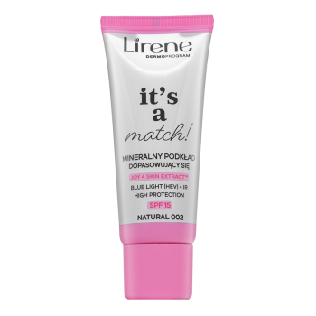 Lirene It's a Match! Mineral Foundation SPF15 фон дьо тен флуид 002 Natural 30 ml