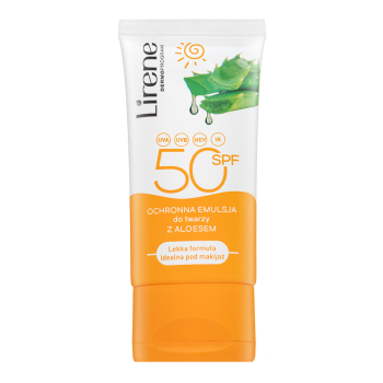Lirene Protective Face Emulsion SPF50 krém na opalování na obličej 50 ml