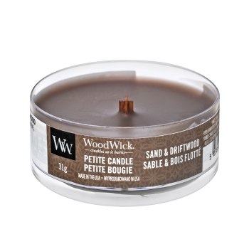 Woodwick Sand & Driftwood scented candle 31 g